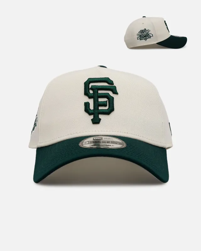 New Era San Francisco Giants 'Evergreen 2.0' 9FORTY A-Frame Snapback Chrome/Dark Green sold by Culture Kings