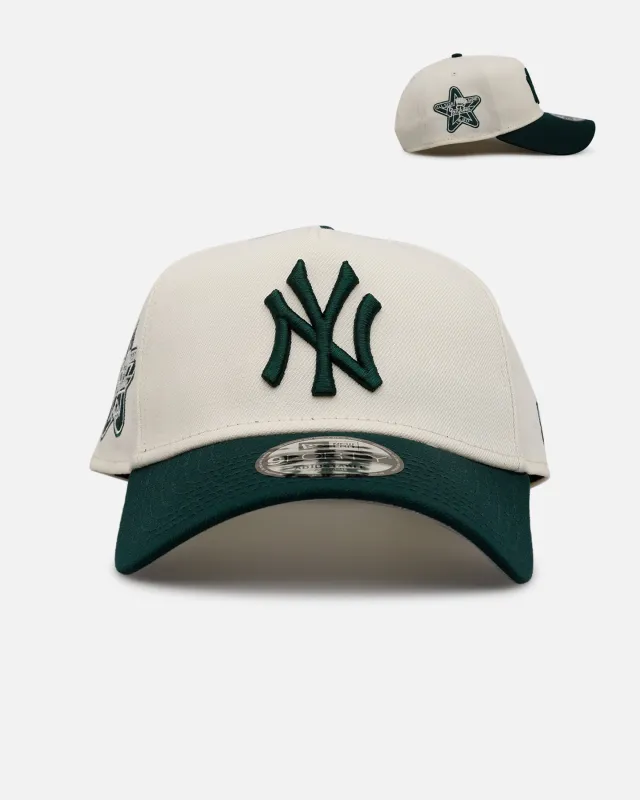 New Era New York Yankees 'Evergreen 2.0' 9FORTY A-Frame Snapback Chrome/Dark Green sold by Culture Kings