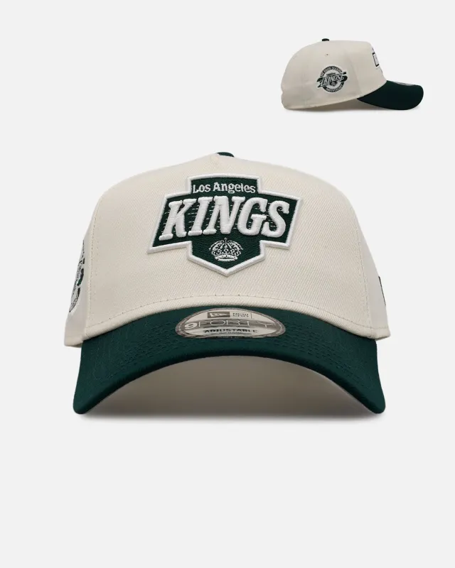 New Era Los Angeles Kings 'Evergreen 2.0' 9FORTY A-Frame Snapback Chrome/Dark Green sold by Culture Kings