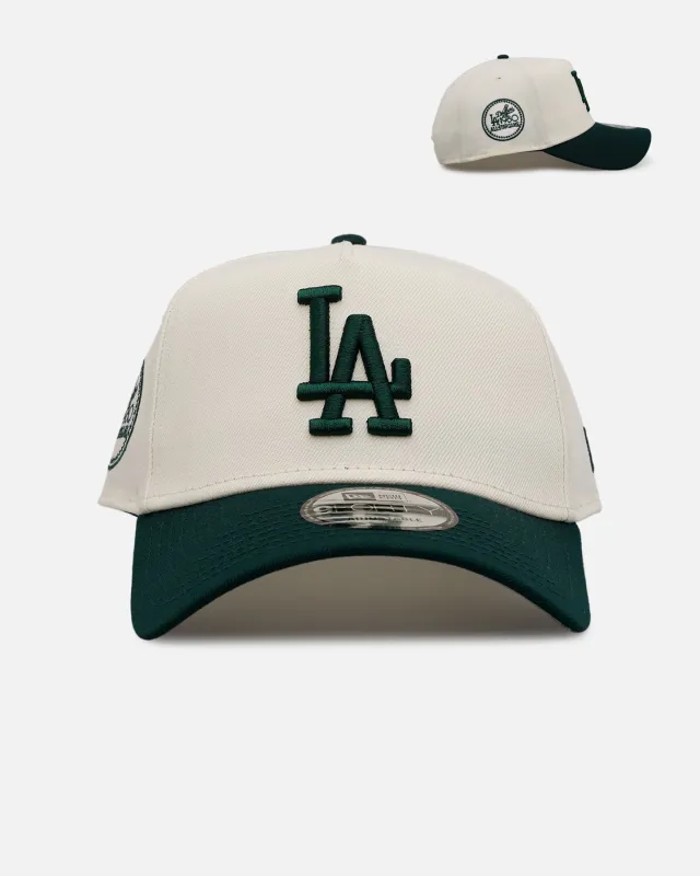 New Era Los Angeles Dodgers 'Evergreen 2.0' 9FORTY A-Frame Snapback Chrome/Dark Green sold by Culture Kings