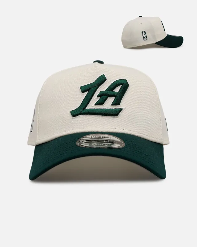 New Era Los Angeles Clippers 'Evergreen 2.0' 9FORTY A-Frame Snapback Chrome/Dark Green sold by Culture Kings