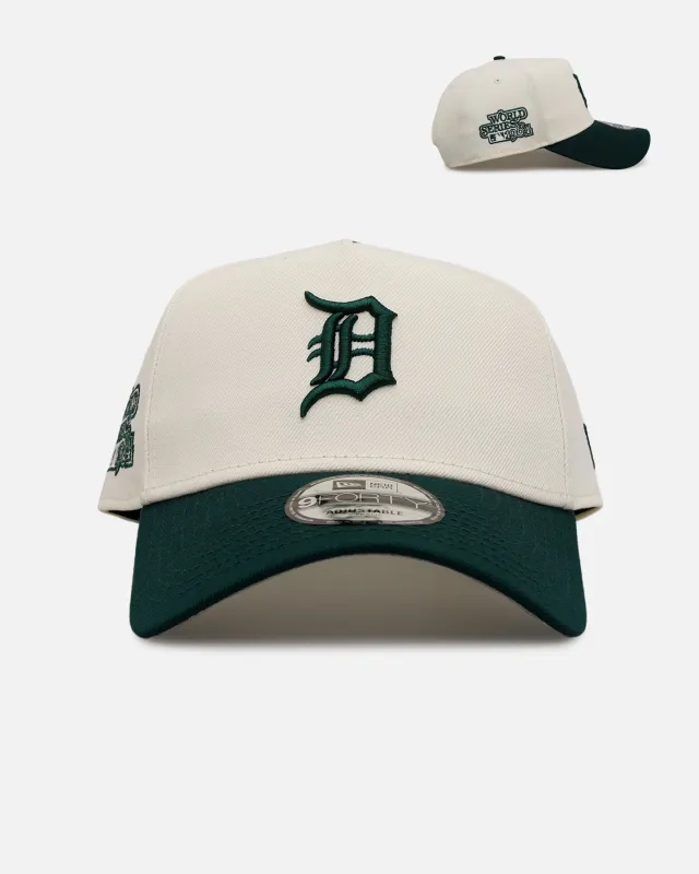 New Era Detroit Tigers 'Evergreen 2.0' 9FORTY A-Frame Snapback Chrome/Dark Green sold by Culture Kings