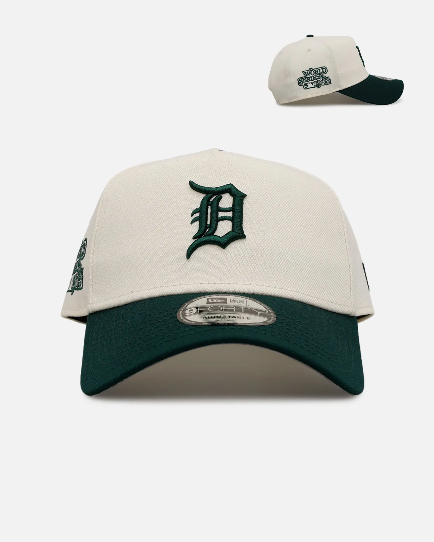 New Era Detroit Tigers 'Evergreen 2.0' 9FORTY A-Frame Snapback Chrome/Dark Green sold by Culture Kings