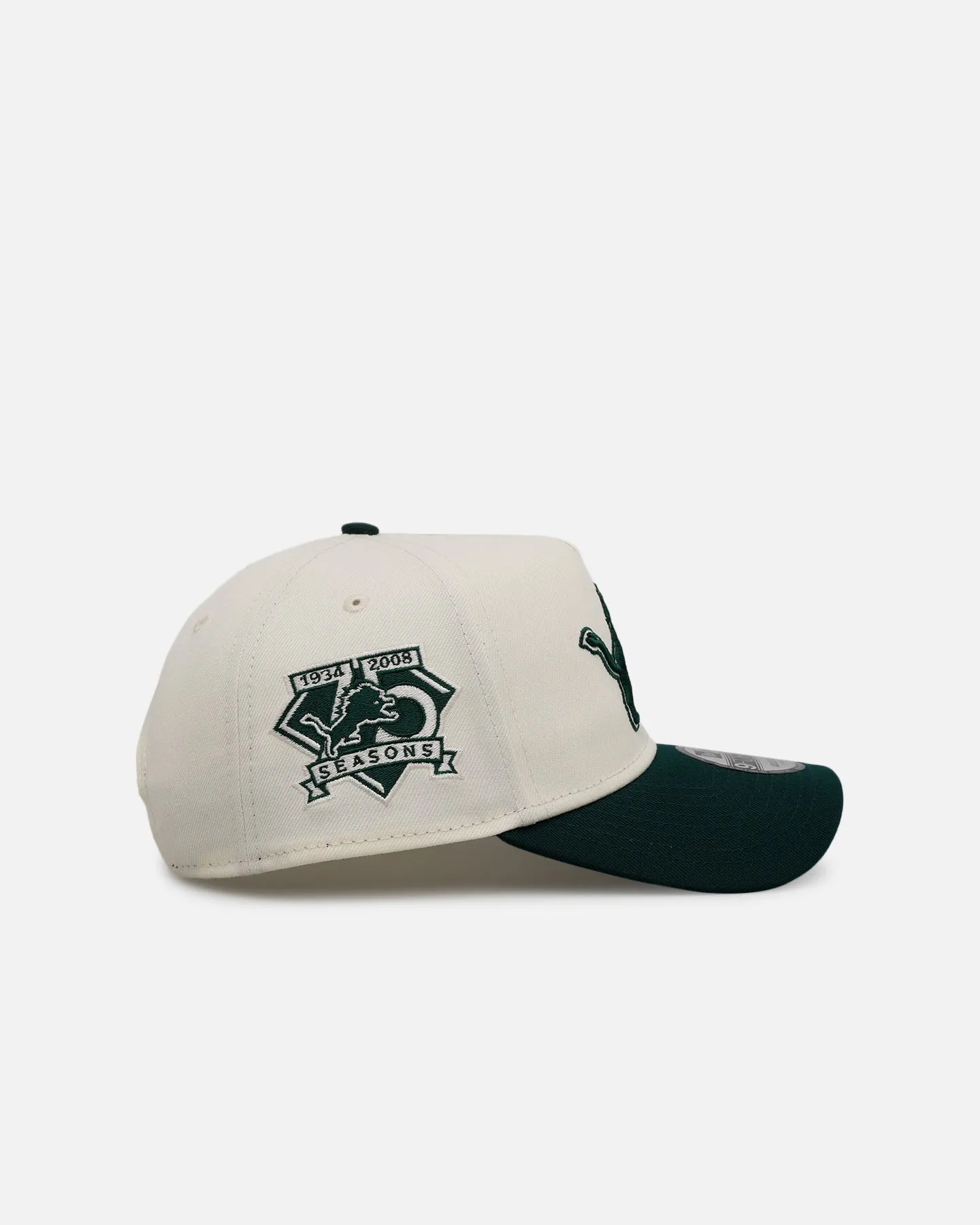 New Era Detroit Lions 'Evergreen 2.0' 9FORTY A-Frame Snapback Chrome/Dark Green sold by Culture Kings product image thumbnail 3
