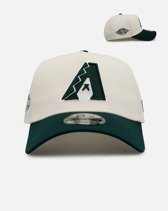 New Era Arizona Diamondbacks 'Evergreen 2.0' 9FORTY A-Frame Snapback Chrome/Dark Green sold by Culture Kings
