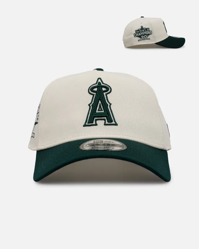 New Era Los Angeles Angels 'Evergreen 2.0' 9FORTY A-Frame Snapback Chrome/Dark Green sold by Culture Kings