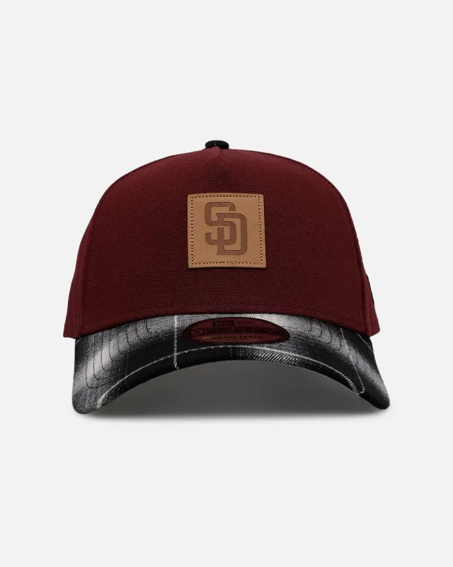 New Era San Diego Padres 'Workwear' 9FORTY A-Frame Snapback Maroon made by New Era