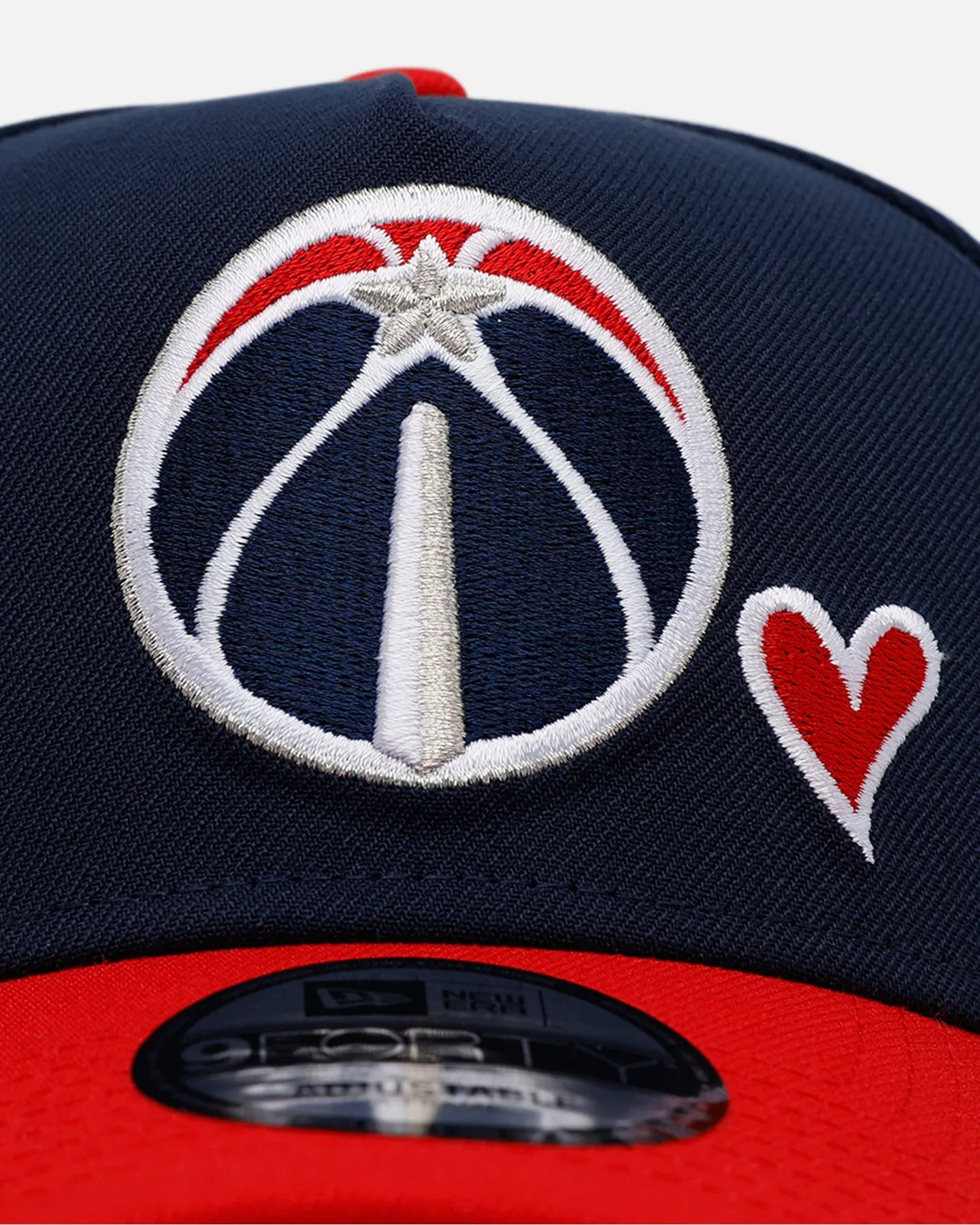 New Era Washington Wizards 'Team Color Hearts' 9FORTY A-Frame Snapback Official Team Color sold by Culture Kings product image thumbnail 5