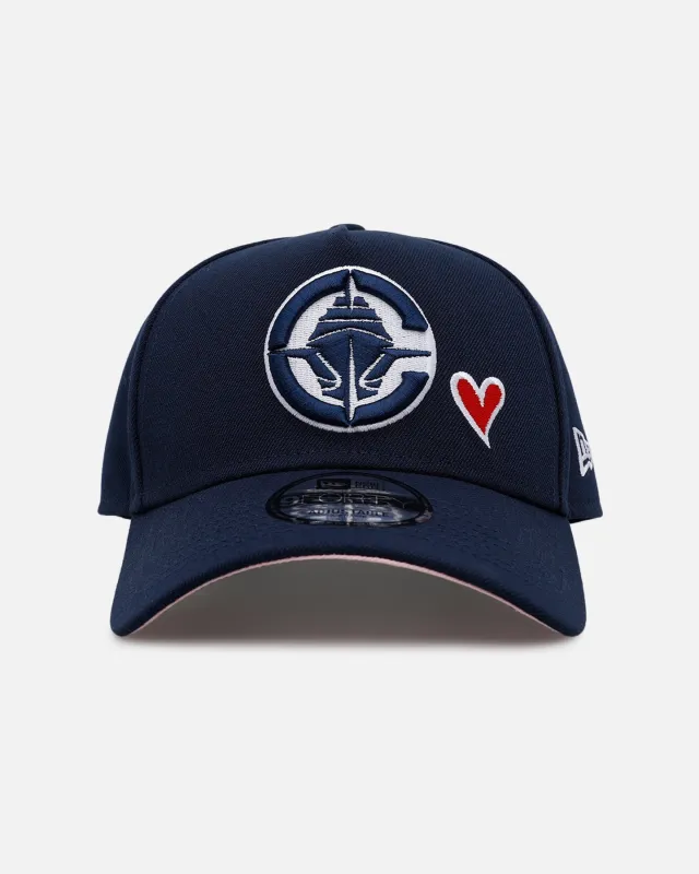 New Era Los Angeles Clippers 'Team Color Hearts' 9FORTY A-Frame Snapback Official Team Color sold by Culture Kings