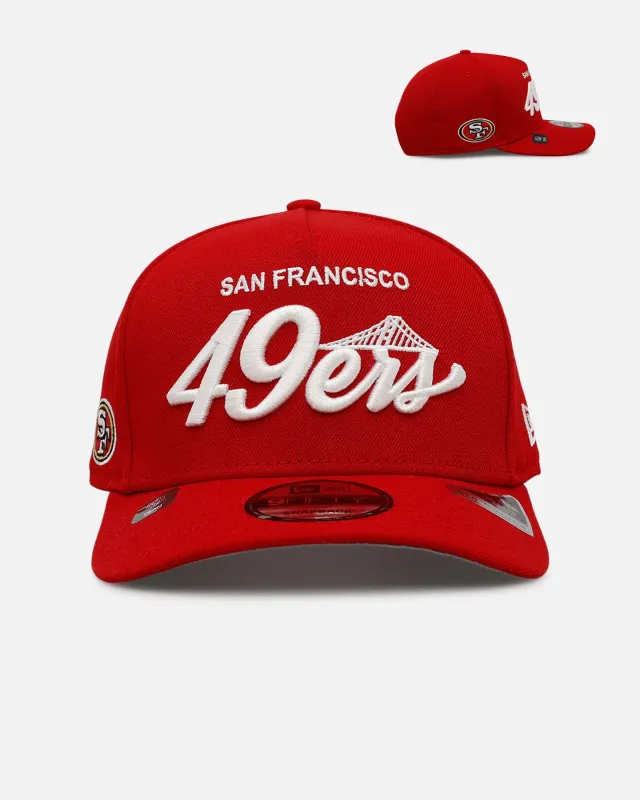 New Era San Francisco 49ers 'Local Play' 9FIFTY A-Frame Snapback Official Team Color sold by Culture Kings