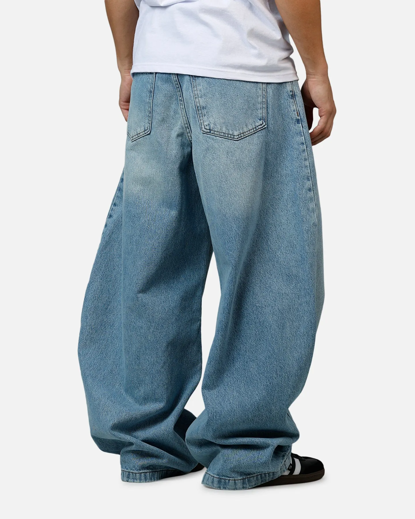 MNML Barrel Denim Jeans Light Blue sold by Culture Kings product image thumbnail 3