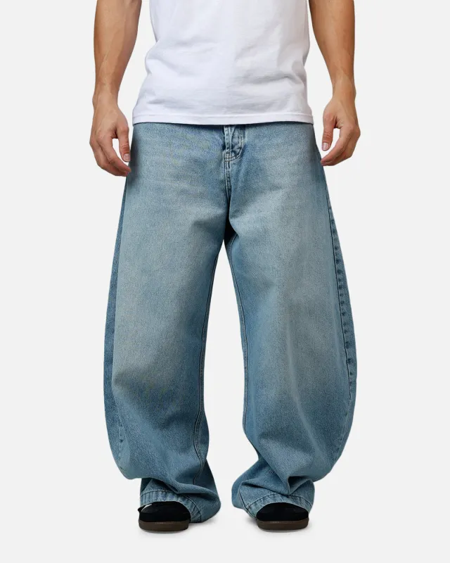 MNML Barrel Denim Jeans Light Blue sold by Culture Kings