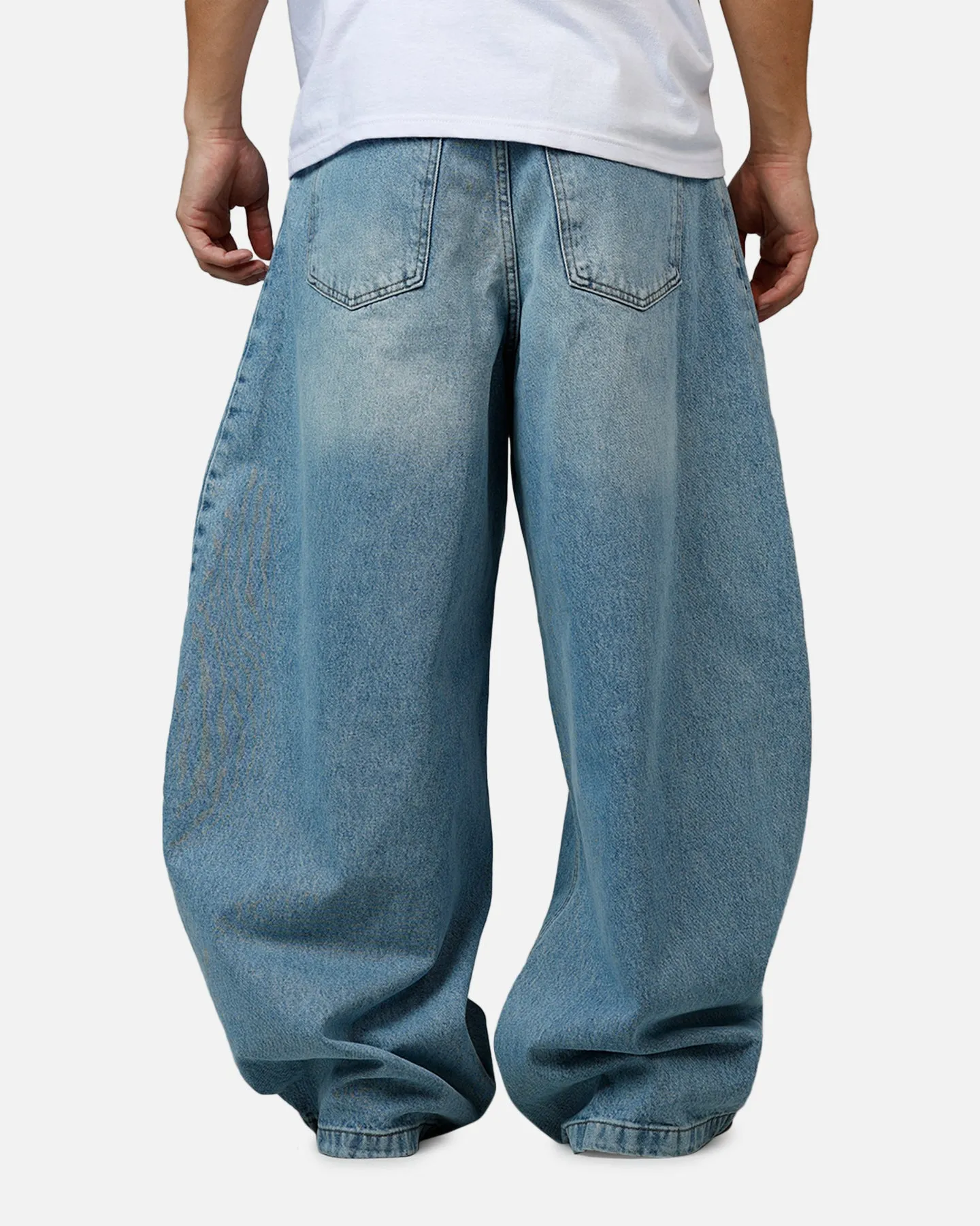 MNML Barrel Denim Jeans Light Blue sold by Culture Kings product image thumbnail 5
