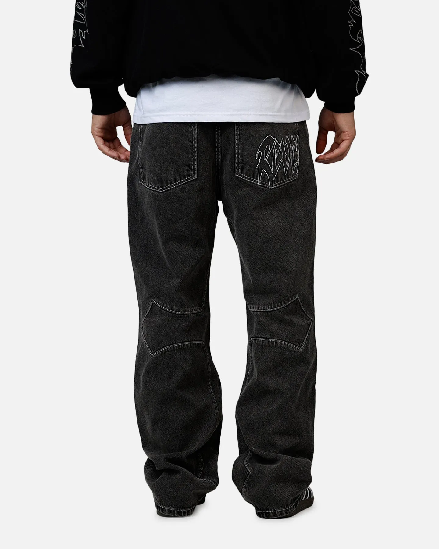 Revenge Cross Denim Pants Black sold by Culture Kings product image thumbnail 5