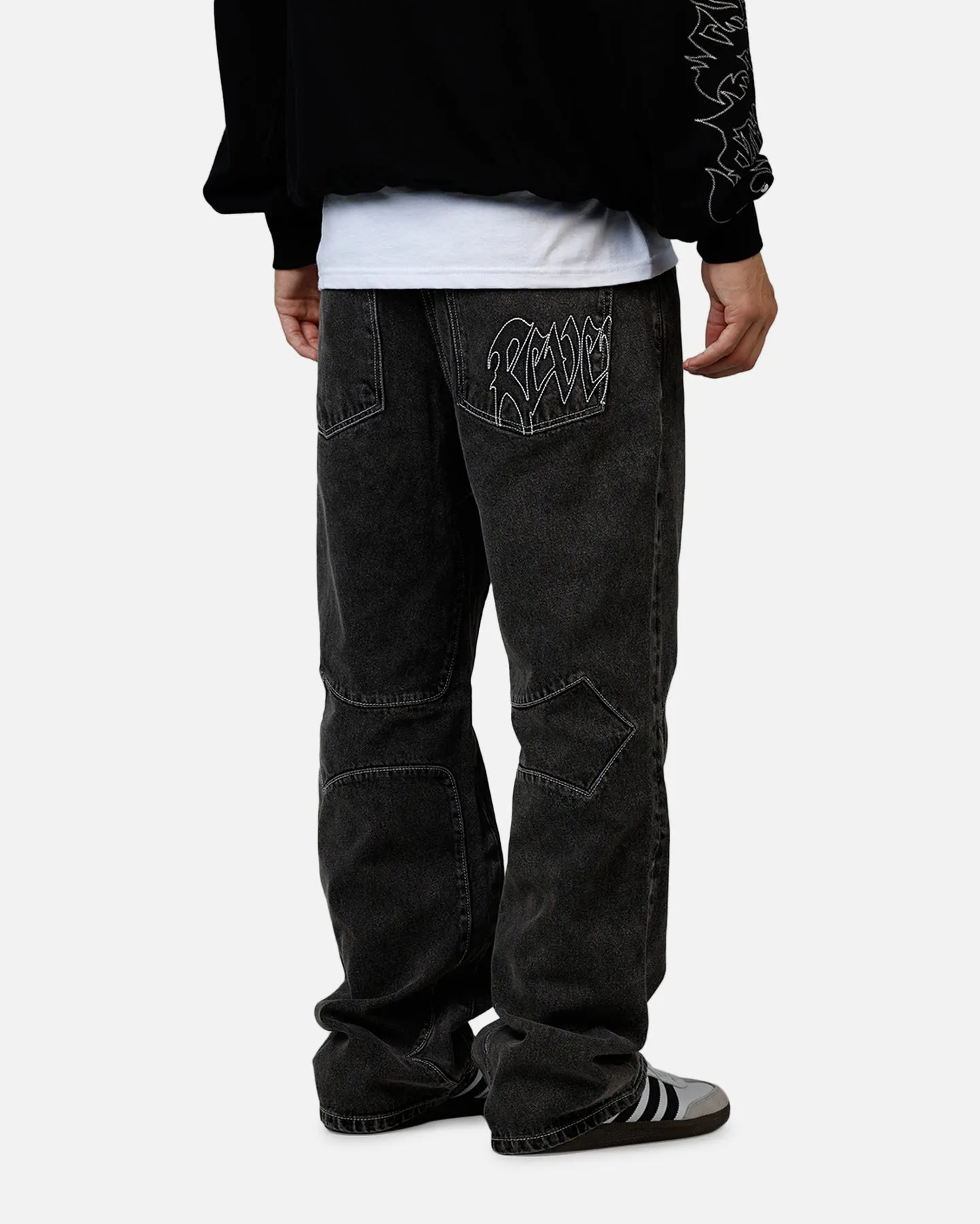 Revenge Cross Denim Pants Black sold by Culture Kings product image thumbnail 3