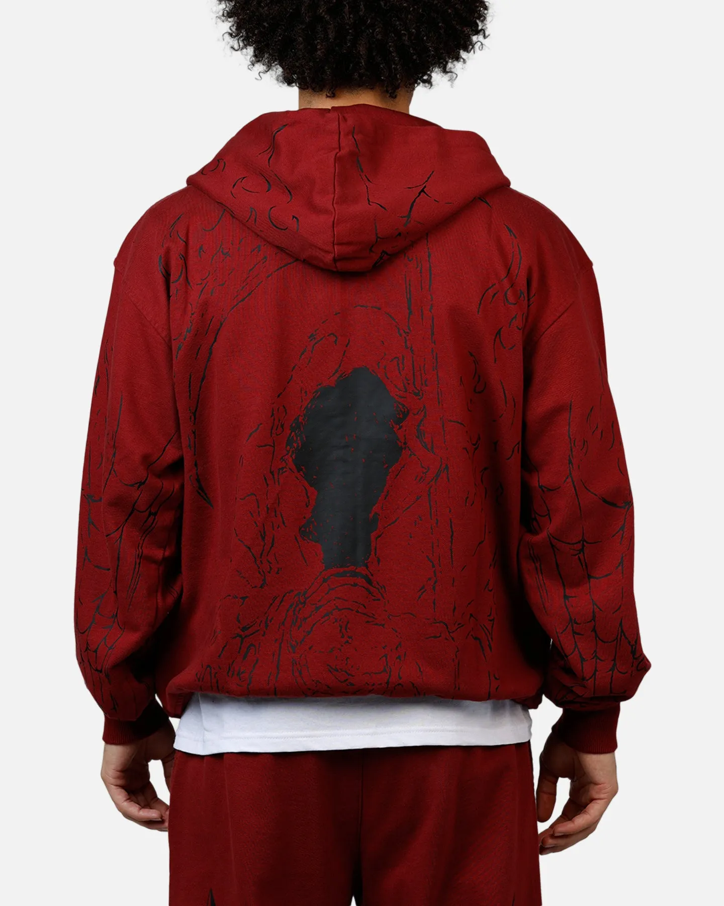 Revenge Tattoo Zip Hoodie Red sold by Culture Kings