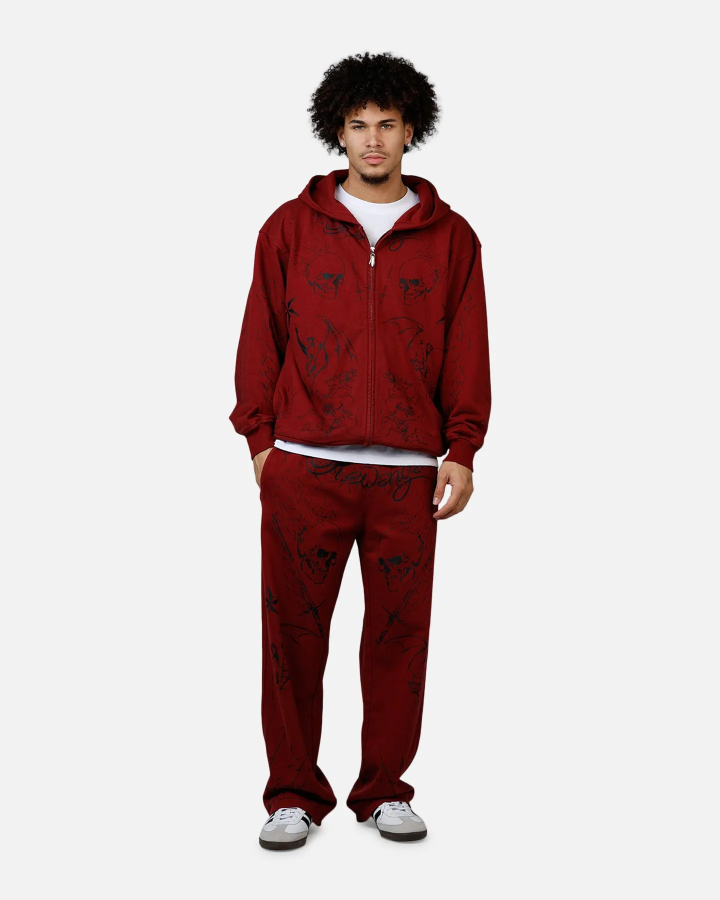 Revenge Tattoo Zip Hoodie Red sold by Culture Kings product image thumbnail 3