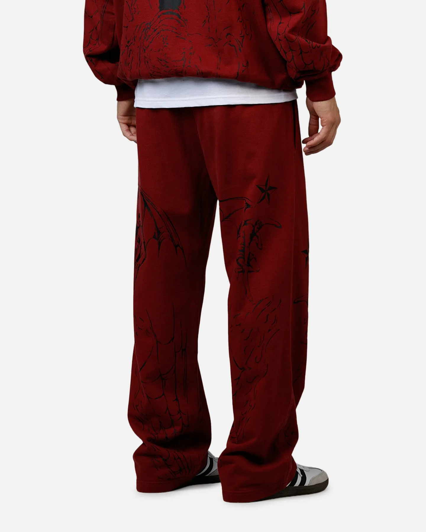 Revenge Tattoo Sweatpants Red sold by Culture Kings product image thumbnail 3