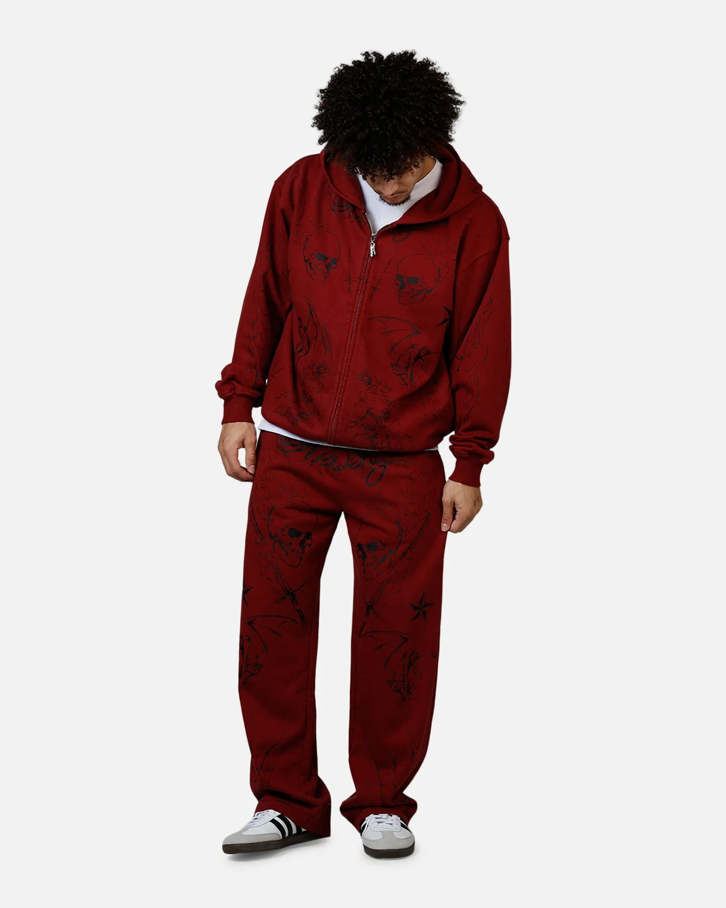 Revenge Tattoo Sweatpants Red sold by Culture Kings product image thumbnail 2