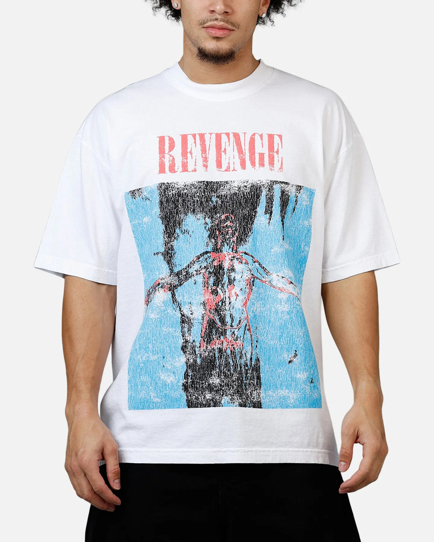 Revenge Silver T-Shirt White sold by Culture Kings