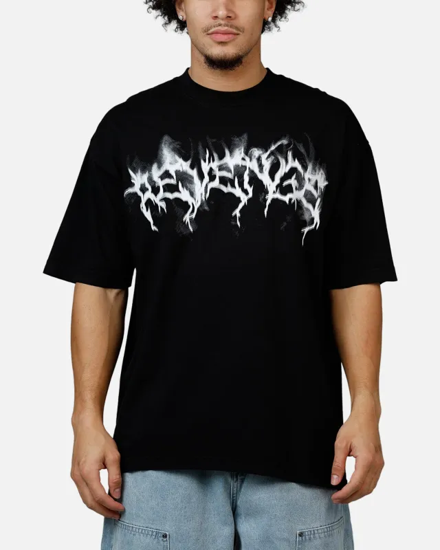 Revenge Smoke Lightning T-Shirt Black made by Revenge Clothing