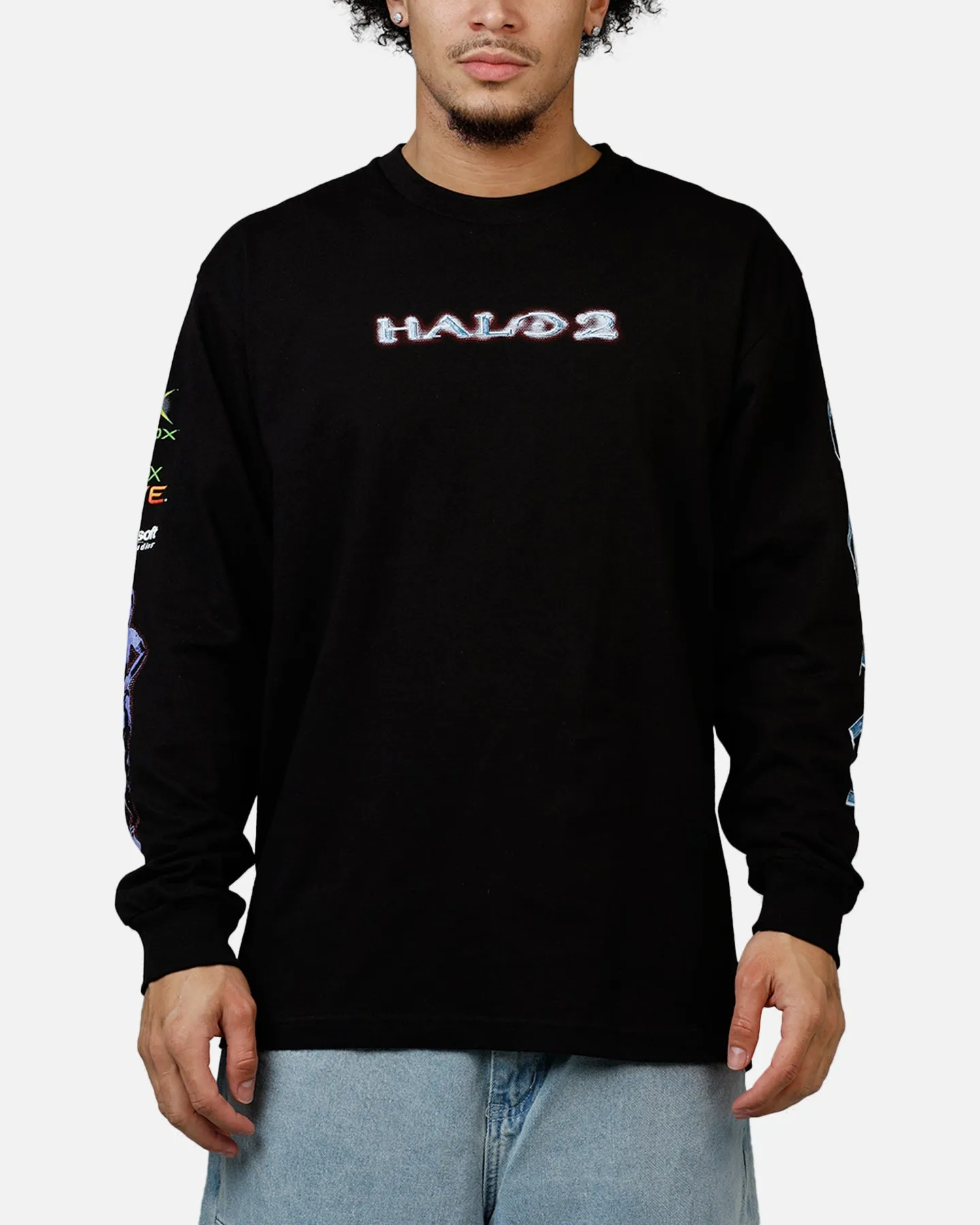 73Studio X Halo Halo 2 Spartan 117 Long Sleeve T-Shirt Black sold by Culture Kings product image thumbnail 2