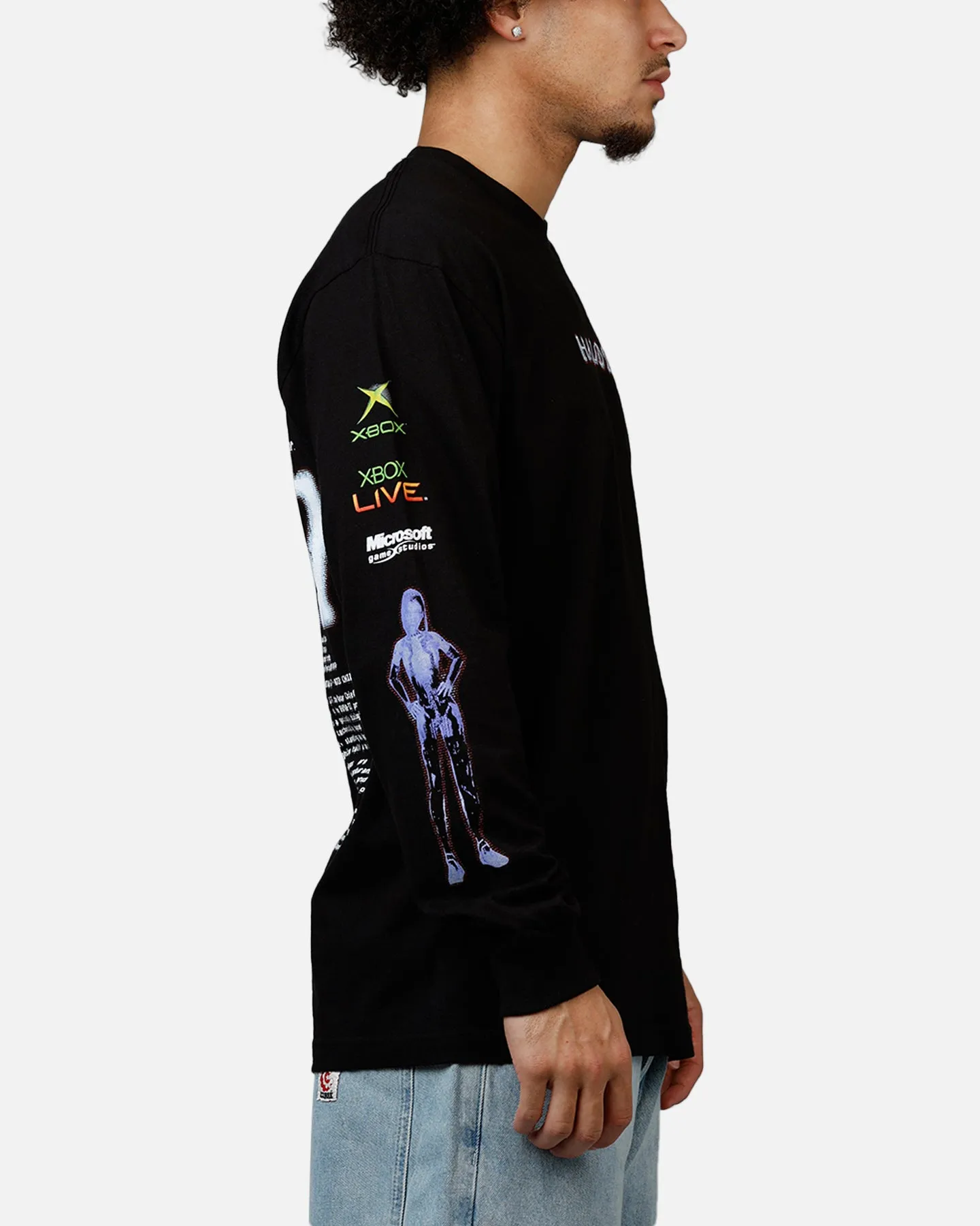 73Studio X Halo Halo 2 Spartan 117 Long Sleeve T-Shirt Black sold by Culture Kings product image thumbnail 4