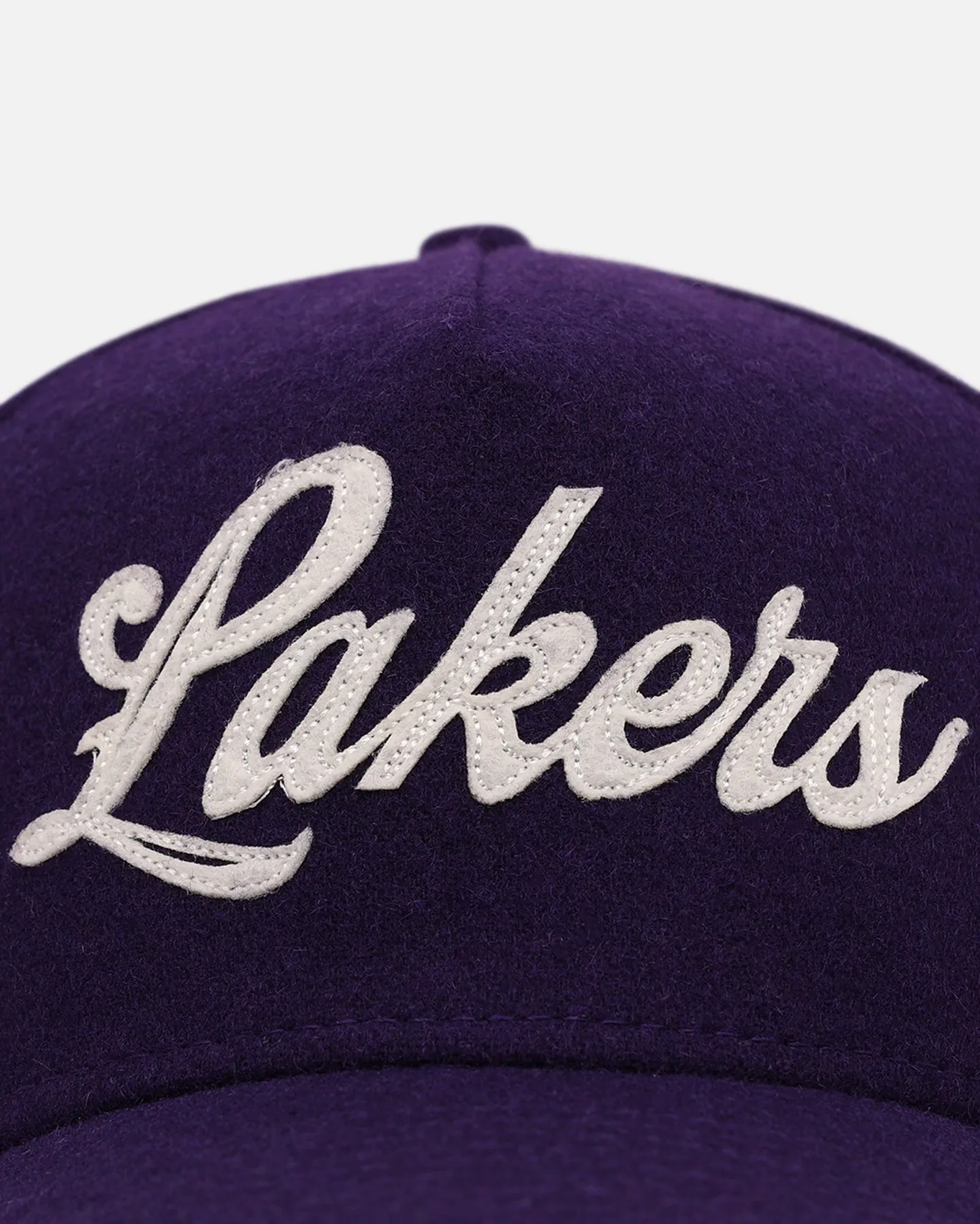 New Era Los Angeles Lakers 'Candy Cane Side Patch' 9FORTY A-Frame Snapback Official Team Color sold by Culture Kings product image thumbnail 5