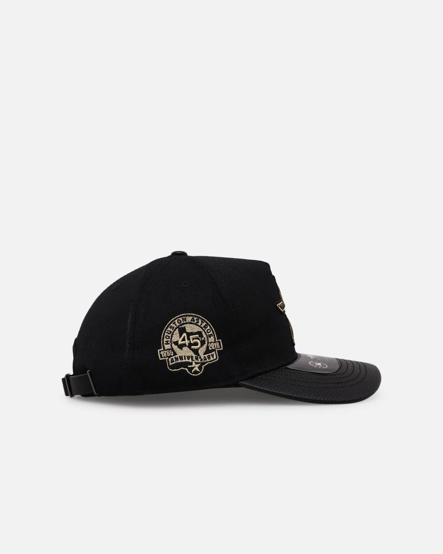 Pro Standard Houston Astros 'Gold Twist' Pro Pinch Strapback Black/Gold sold by Culture Kings product image thumbnail 3