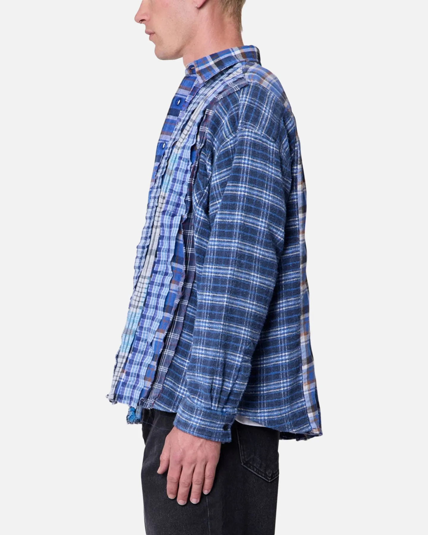 MNML Tuxedo Vintage Flannel Shirt Blue/Multi sold by Culture Kings product image thumbnail 3