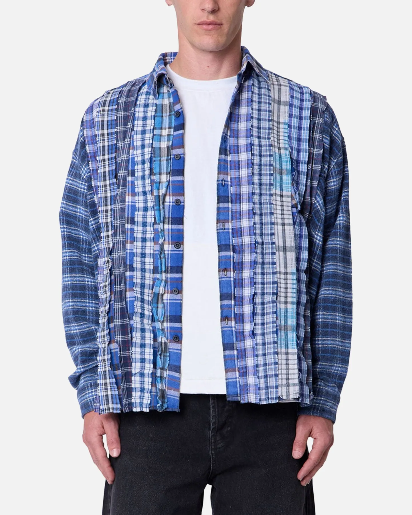 MNML Tuxedo Vintage Flannel Shirt Blue/Multi sold by Culture Kings