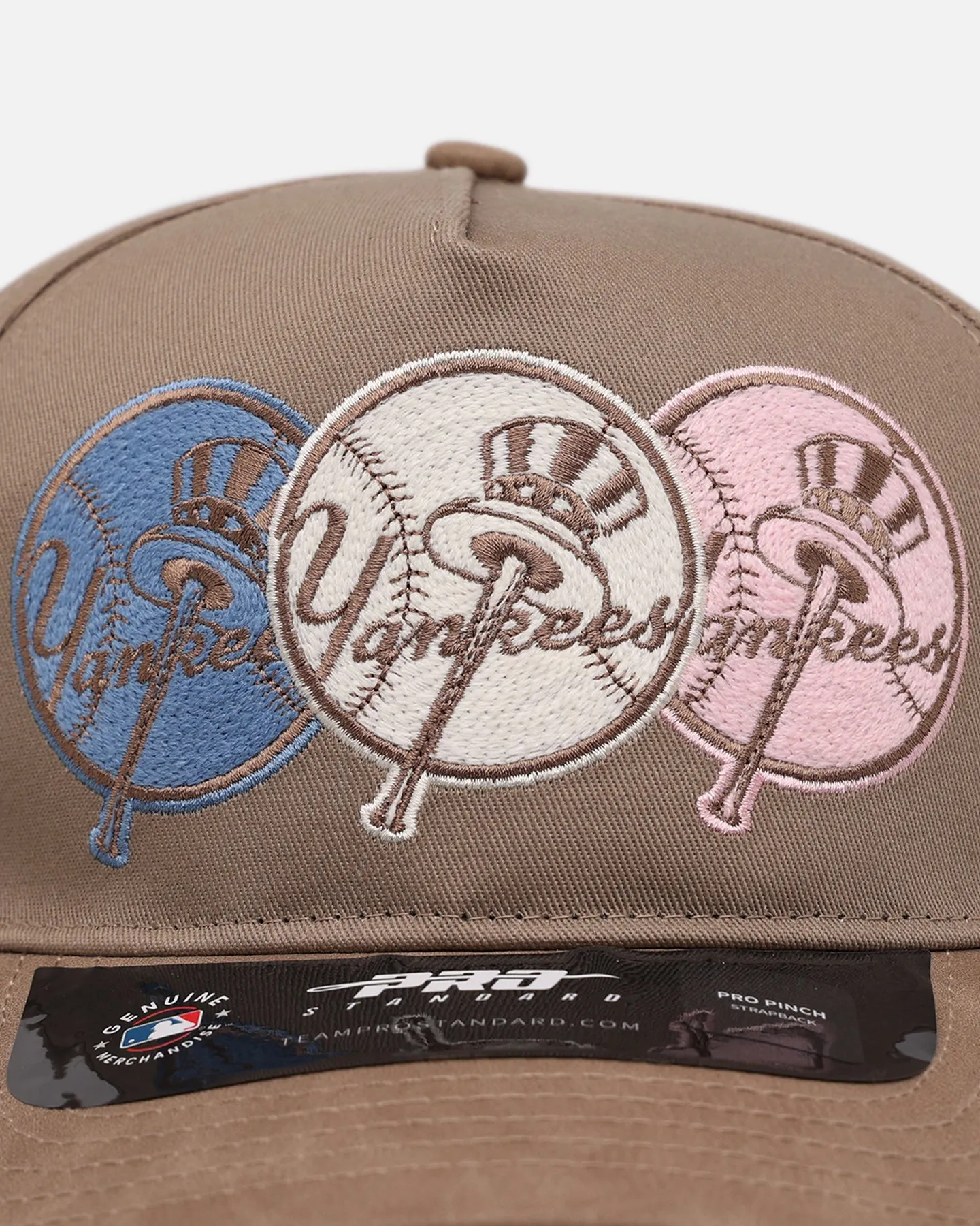 Pro Standard New York Yankees 'Multicolor Logos' Pro Pinch Strapback Multicolor sold by Culture Kings product image thumbnail 5