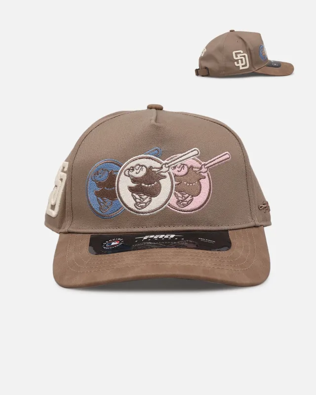 Pro Standard San Diego Padres 'Multicolor Logos' Pro Pinch Strapback Multicolor sold by Culture Kings