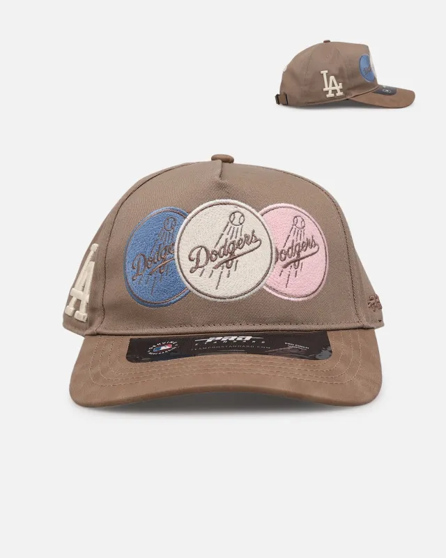 Pro Standard Los Angeles Dodgers 'Multicolor Logos' Pro Pinch Strapback Multicolor sold by Culture Kings