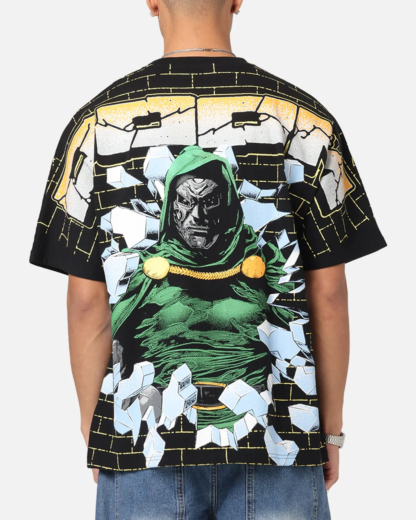 American Thrift Marvel Doctor Doom All Over Print T-Shirt Black sold by Culture Kings product image thumbnail 3