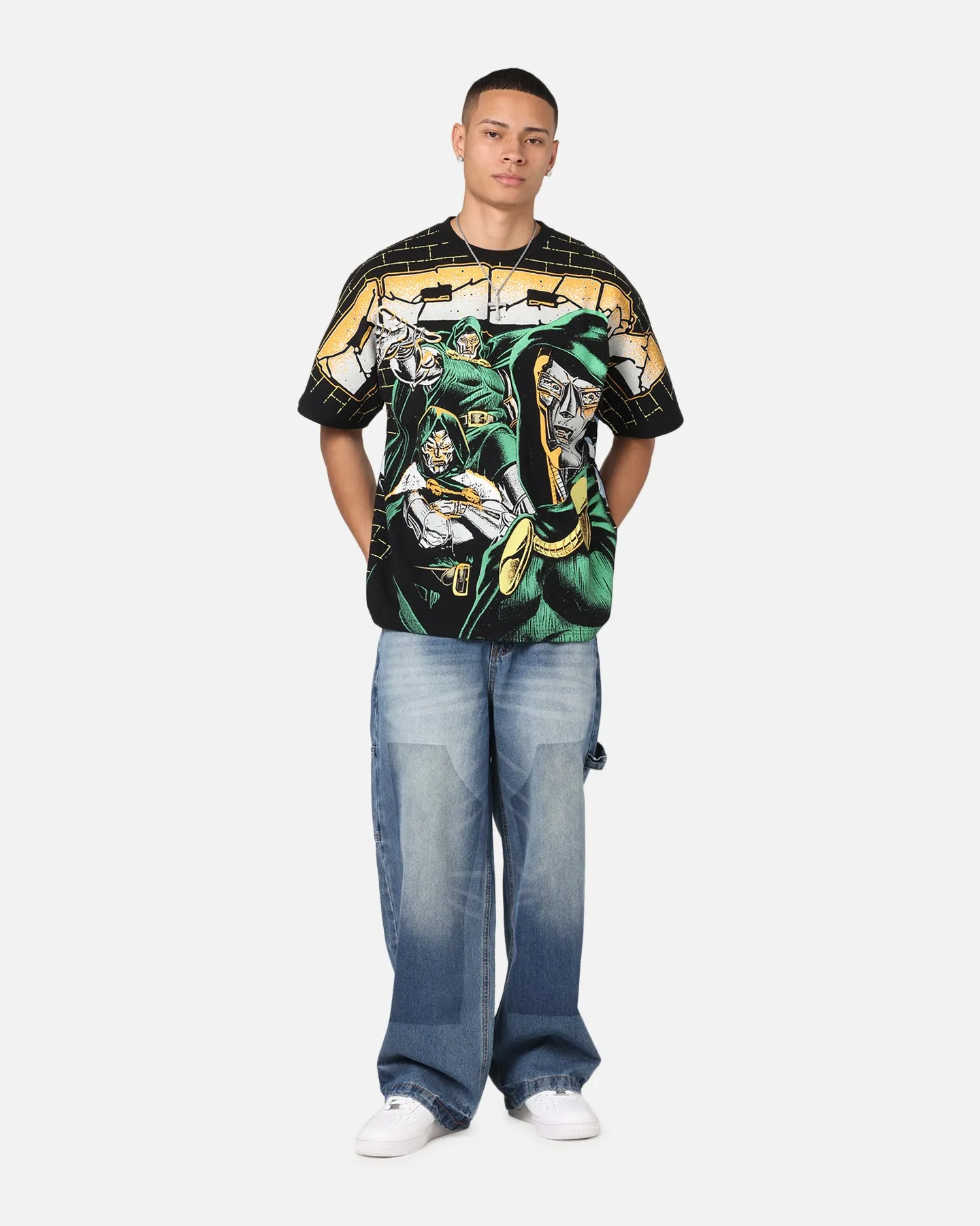 American Thrift Marvel Doctor Doom All Over Print T-Shirt Black sold by Culture Kings product image thumbnail 5