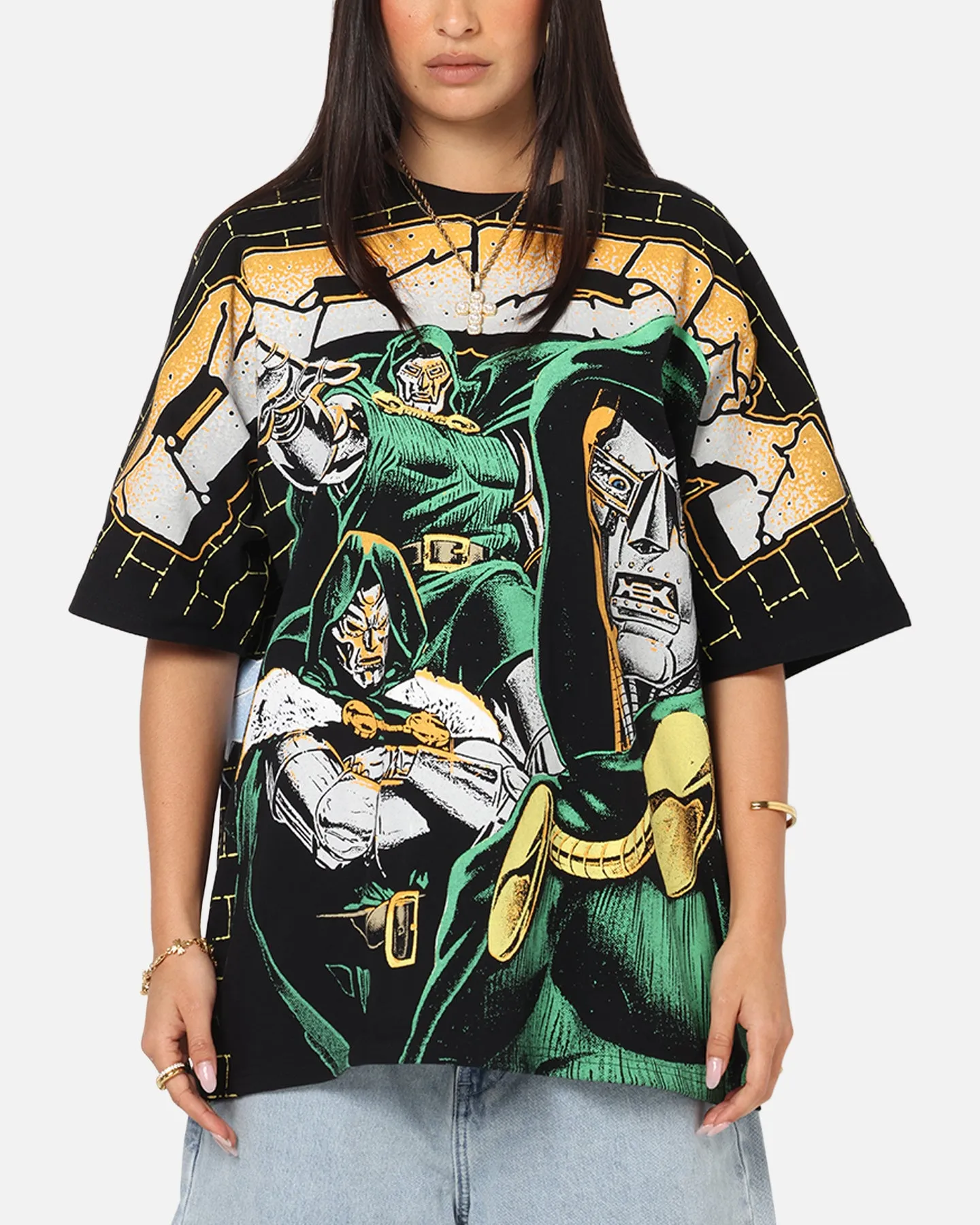 American Thrift Marvel Doctor Doom All Over Print T-Shirt Black sold by Culture Kings product image thumbnail 2