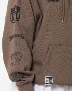New Era Las Vegas Raiders 1/4 Zip Hoodie Brown sold by Culture Kings