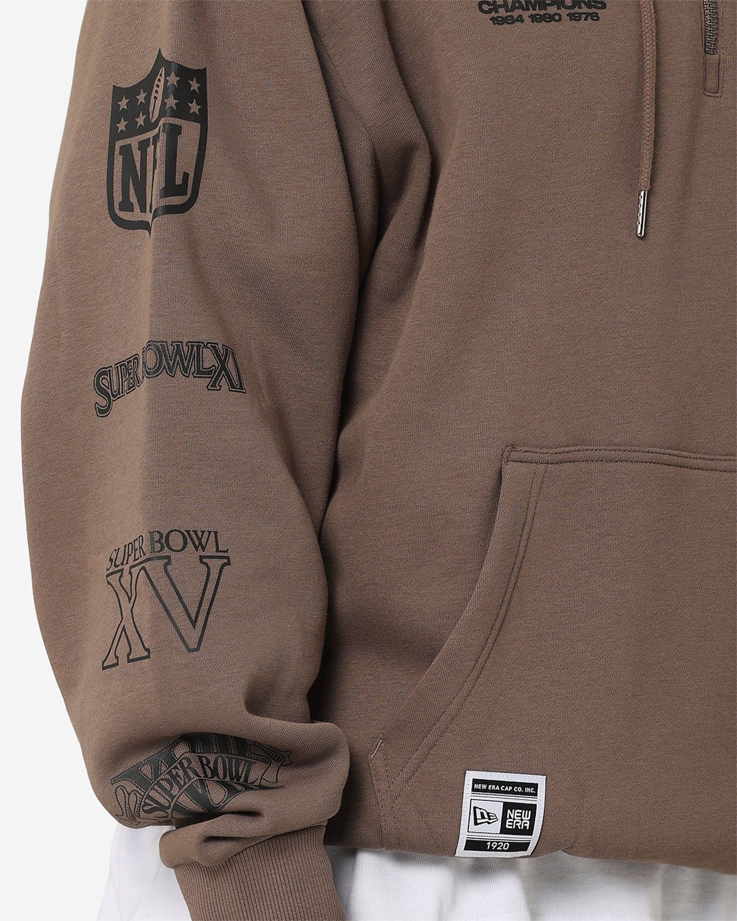 New Era Las Vegas Raiders 1/4 Zip Hoodie Brown sold by Culture Kings product image thumbnail 7