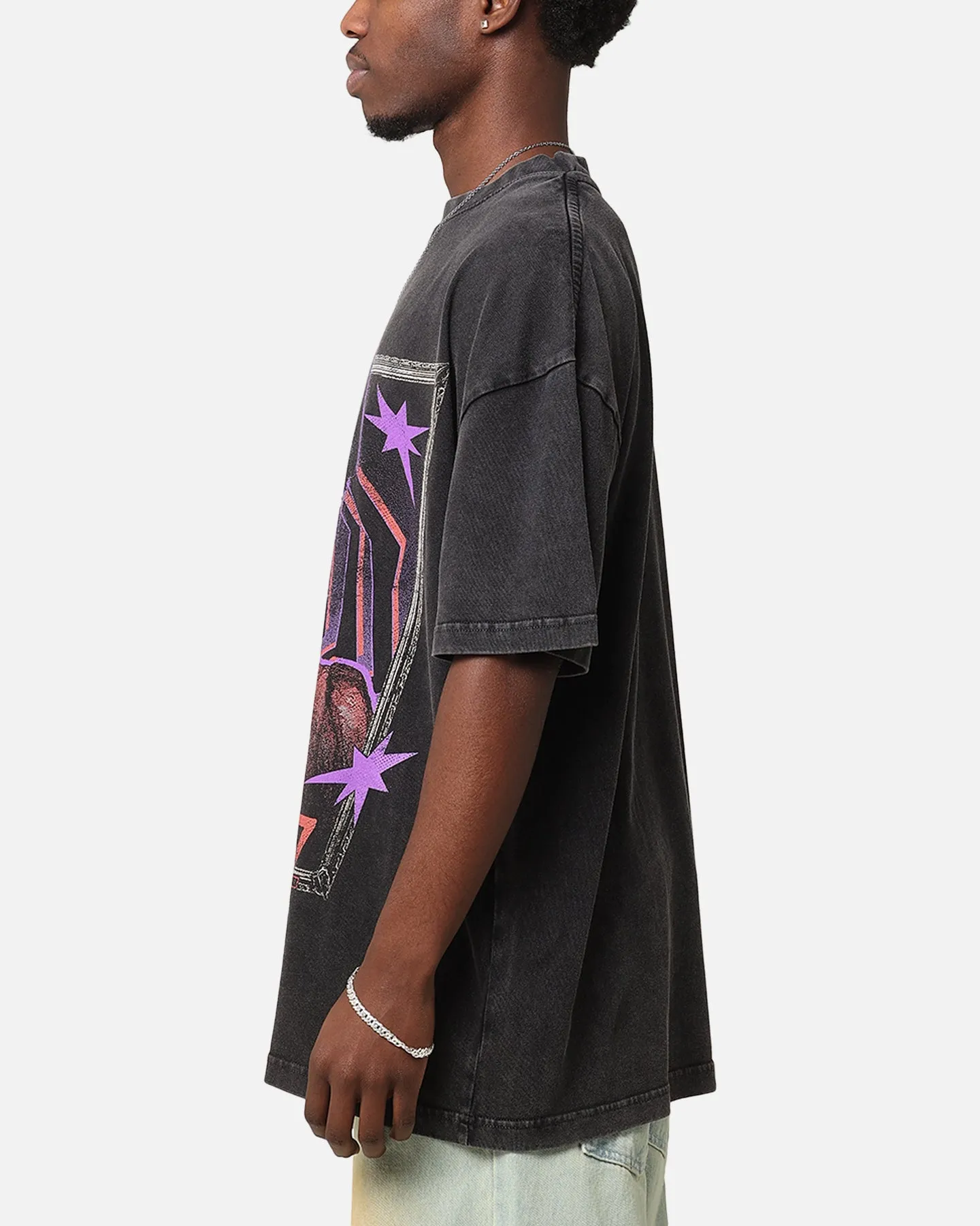 Goat Crew X Beetlejuice Lydia Vintage T-Shirt Black Acidwash sold by Culture Kings product image thumbnail 4