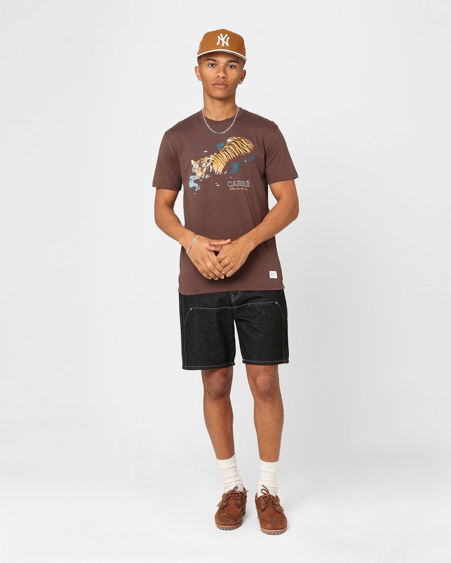 Carre Dare To Dive T-Shirt Brown sold by Culture Kings product image thumbnail 2