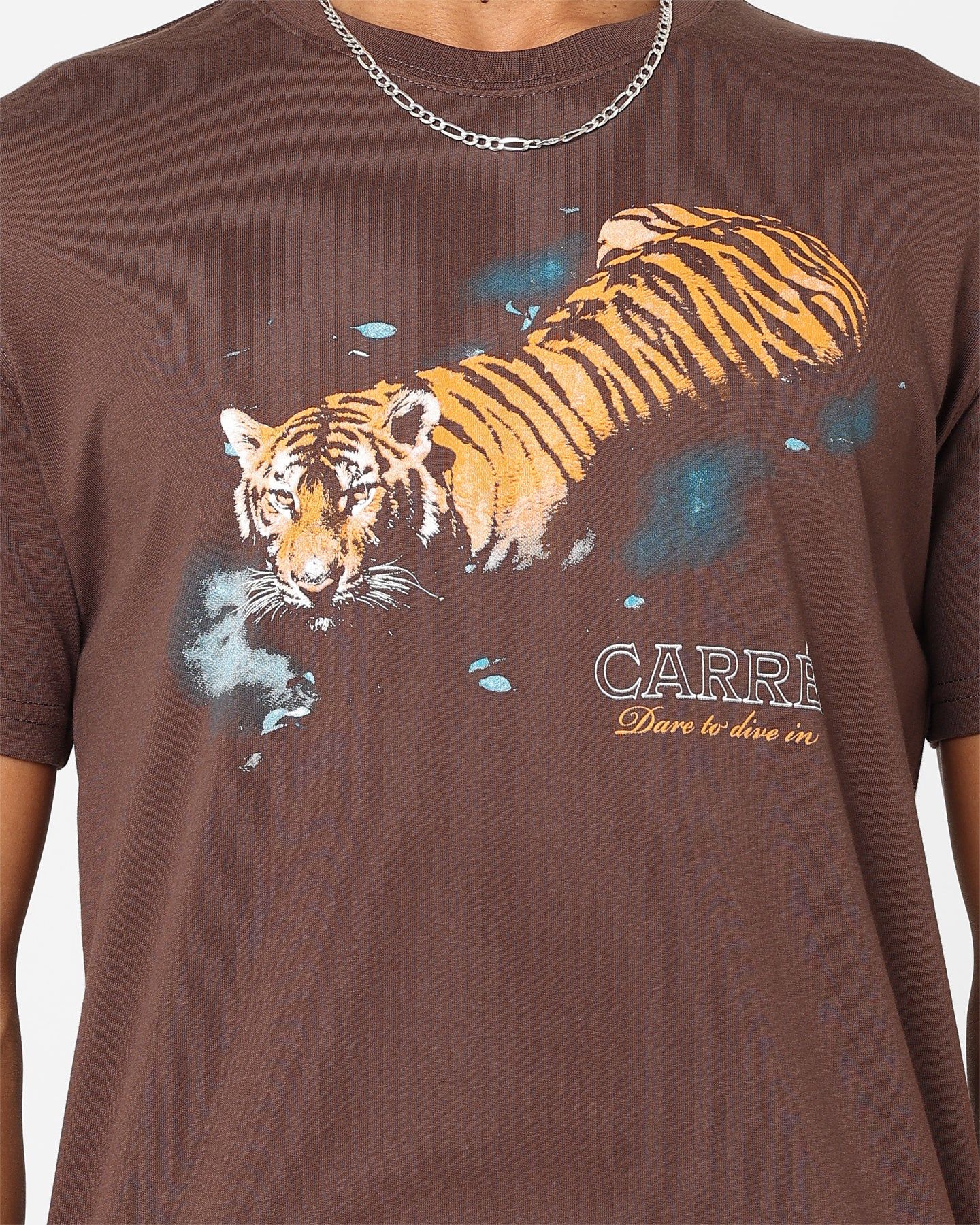 Carre Dare To Dive T-Shirt Brown sold by Culture Kings product image thumbnail 3