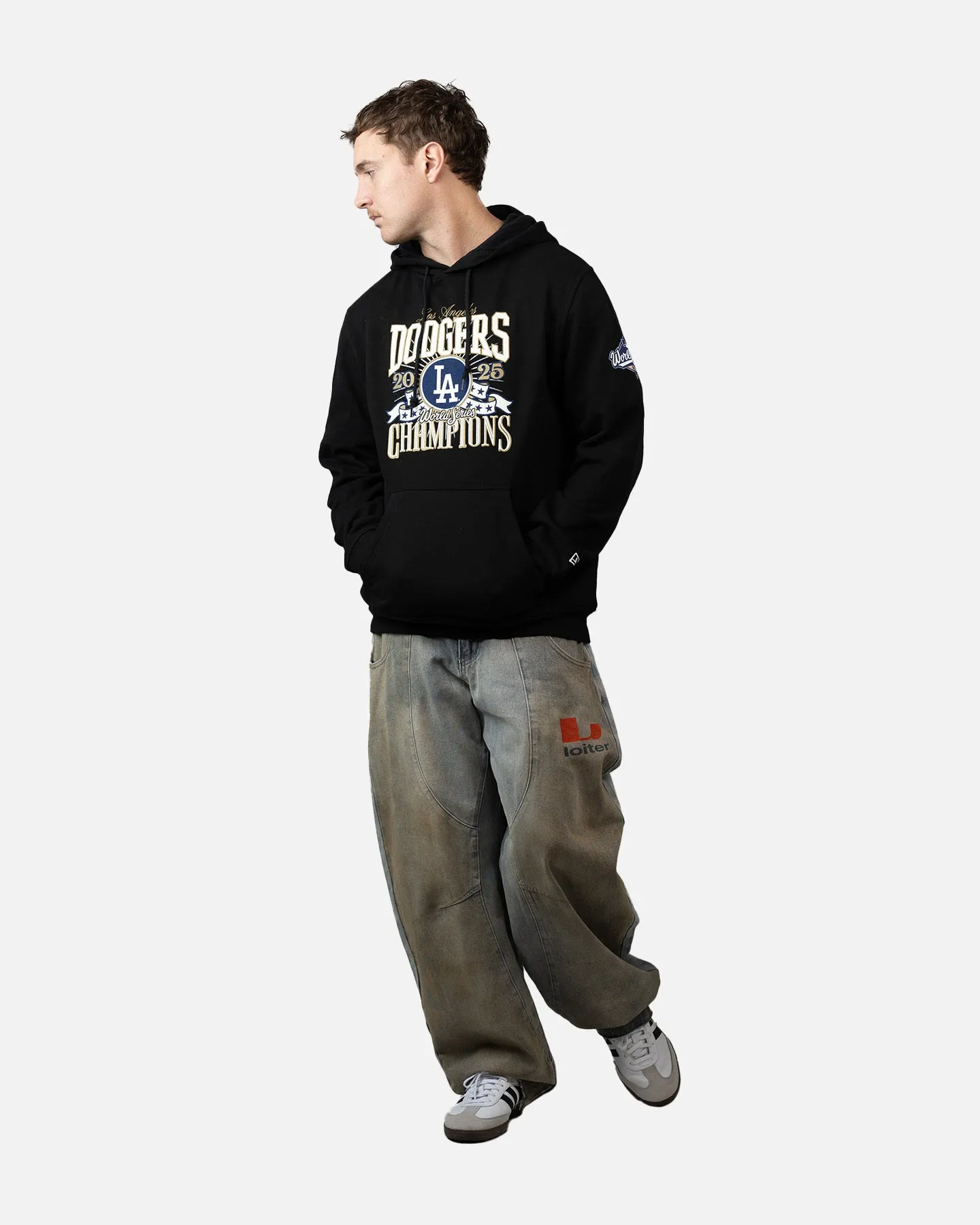 New Era Los Angeles Dodgers World Series Champs Hoodie Black sold by Culture Kings product image thumbnail 3