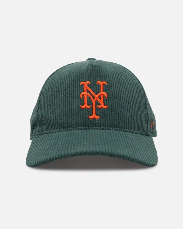 47 Brand New York Mets 'Met Variety Pack' Corduroy Hitch Snapback Dark Green sold by Culture Kings