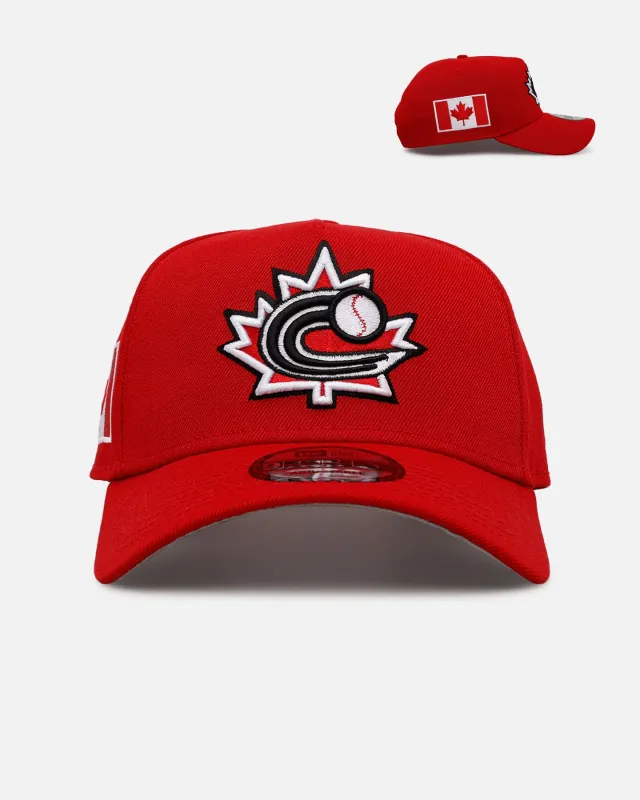 New Era Canada 'World Baseball Classic' 9FORTY A-Frame Snapback Official Team Color sold by Culture Kings