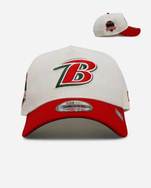 New Era Baltimore Ravens 'Strawberry' 9FORTY A-Frame Snapback Chrome/Red made by New Era