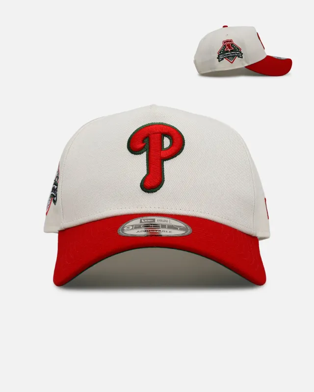 New Era Philadelphia Phillies 'Strawberry' 9FORTY A-Frame Snapback Chrome/Red made by New Era