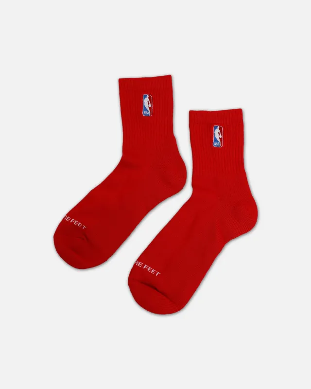 Pro Compression Classic NBA Logoman Crew Sock Red sold by Culture Kings