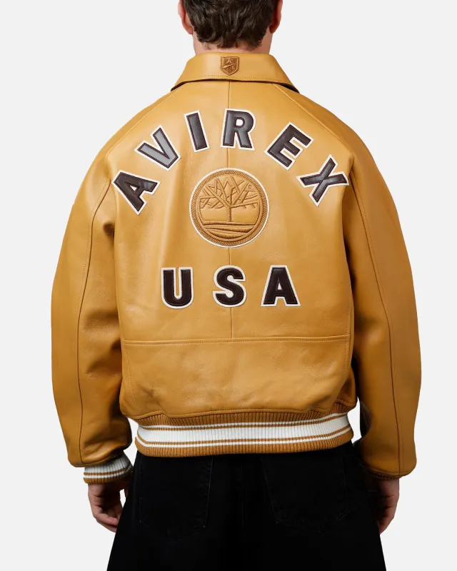 Avirex X Timberland Jacket Wheat sold by Culture Kings