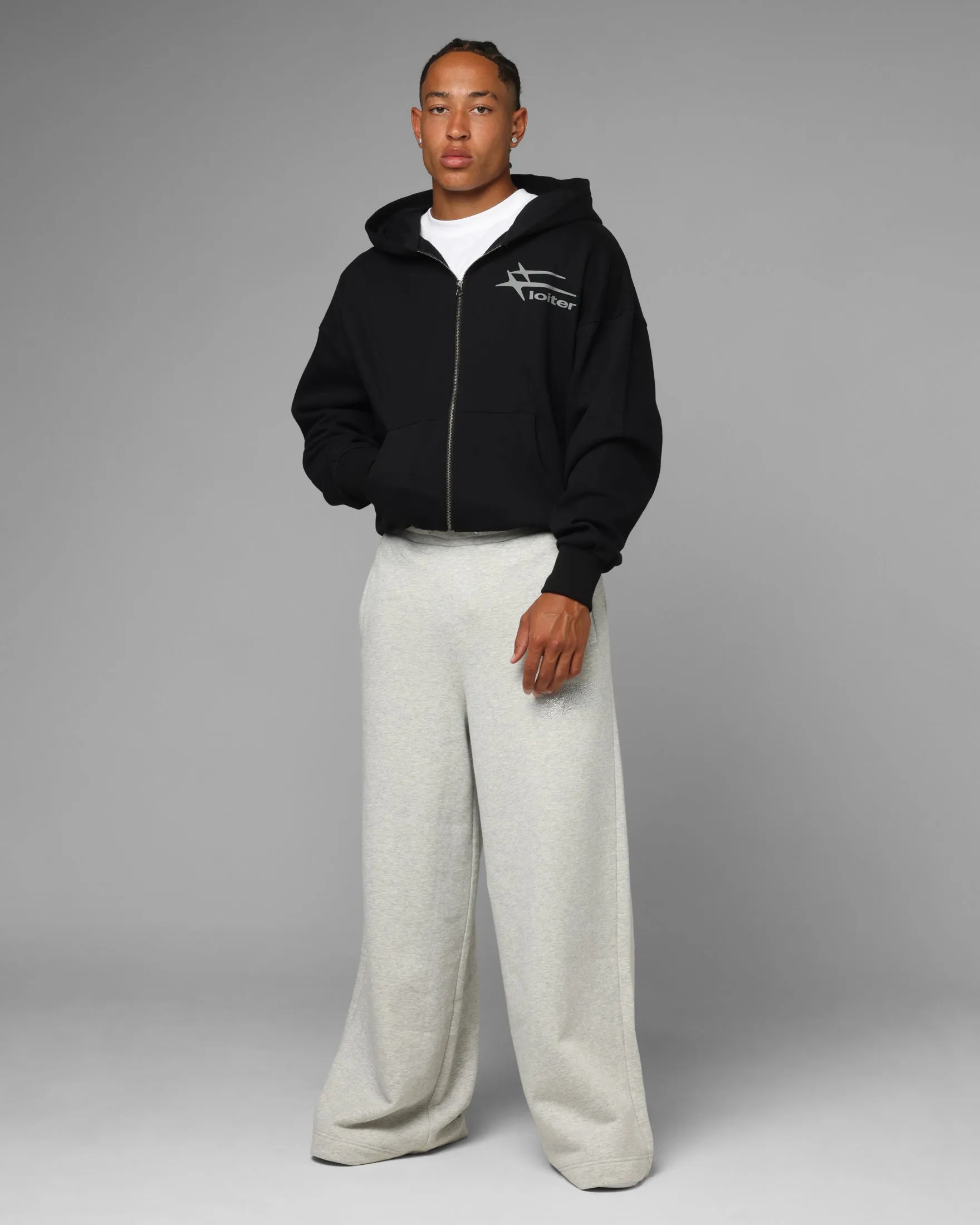 Loiter Ultra Hybrid Zip Hoodie Black sold by Culture Kings product image thumbnail 3